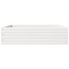 vidaXL plantekasse 90x90x23 cm massivt fyrretr&aelig; hvid