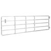 vidaXL markport 5 dele (150-400)x90 cm st&aring;l s&oslash;lvfarvet