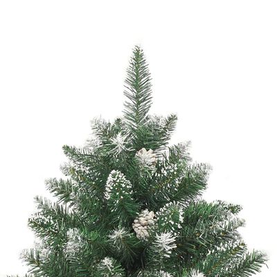 vidaXL kunstigt juletræ med juletræsfod 180 cm PVC