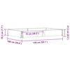 vidaXL plantekasse 150x100 cm massivt fyrretr&aelig; brun