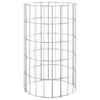 vidaXL rundt gabion-havebede 3 stk. Ø30x50 cm galvaniseret stål