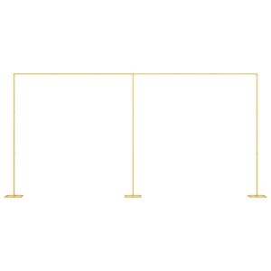 vidaXL Bryllupsbue Guld 657 x 35 x 300 cm St&aring;l