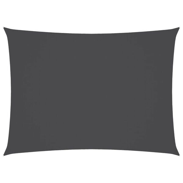 vidaXL solsejl 2,5x4,5 m rektangul&aelig;r oxfordstof antracitgr&aring;