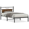 vidaXL sengeramme 100x190 cm uden madras konstrueret tr&aelig; r&oslash;get eg
