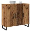 vidaXL Sideboard Gammelt tr&aelig; 90 x 34 x 80 cm Konstrueret tr&aelig;