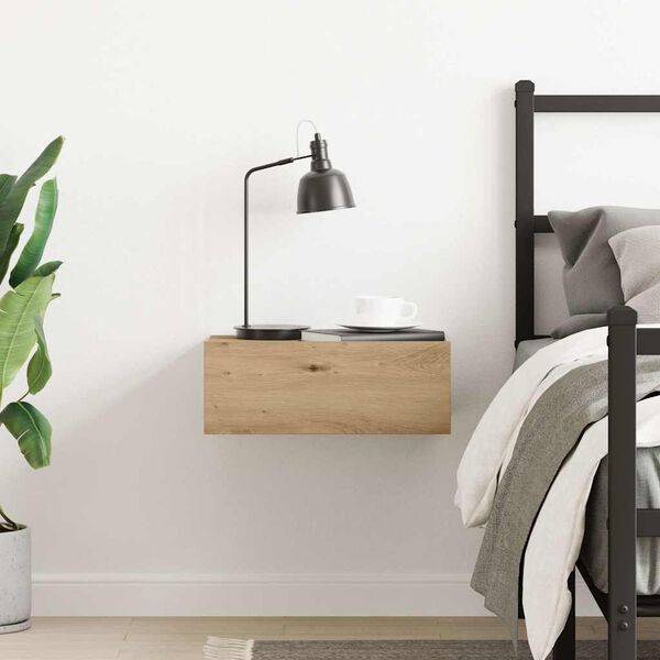 vidaXL v&aelig;gh&aelig;ngt natbord 40x32x15 cm konstrueret tr&aelig; kunsteg