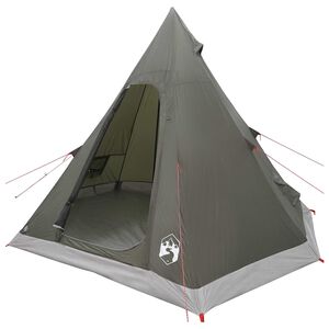 vidaXL 3 personer Army Gr&oslash;n 185T Polyester med PU Coating