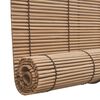 vidaXL rullegardin 100x220 cm bambus brun