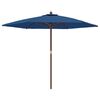 vidaXL haveparasol med tr&aelig;stang 299x240 cm azurbl&aring;