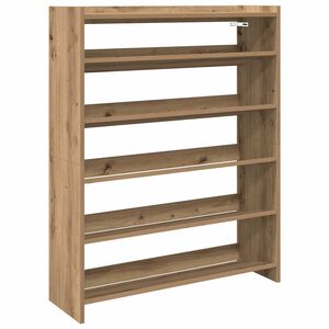 vidaXL skoreol 80x25x100 cm konstrueret tr&aelig; kunsteg