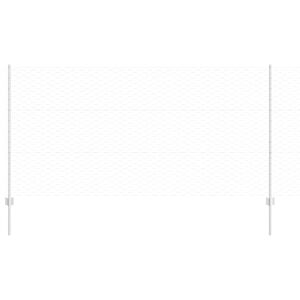 vidaXL Hegn med post S&oslash;lv 1,4 x 100 m St&aring;l