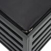 vidaXL opbevaringskasse til haven 150x100x100 cm aluminium antracitgrå