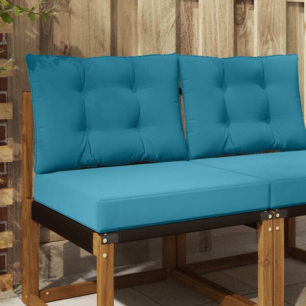 vidaXL Udend&oslash;rs Sofa Pude 2 pcs Kongelig bl&aring; Polyester