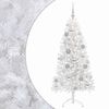 vidaXL Kunstigt juletr&aelig; med julekugle 150 cm 150 LED'er Varm hvid