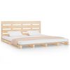 vidaXL sengeramme 120x190 cm Small Double massivt fyrretr&aelig;