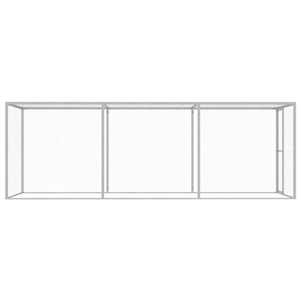 vidaXL kattebur 4,5x1,5x1,5 cm galvaniseret st&aring;l