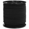 vidaXL Bungee Snore 4 mm Sort PP og gummi