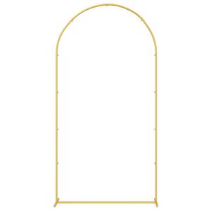 vidaXL Bryllupsbue Guld 100 x 39 x 200 cm St&aring;l