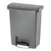 Rubbermaid pedalspand Slim Jim 30 l gr&aring;
