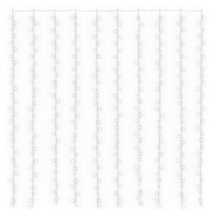 vidaXL lysgardin 3x3 m 300 LED'er 8 funktioner kold hvid