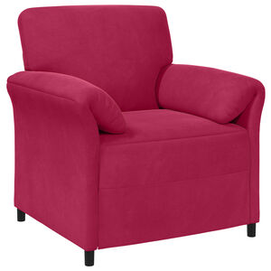 vidaXL 1-personers sofa Vinr&oslash;d 88 x 83 x 95 cm Fl&oslash;jl