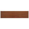 vidaXL Vindueskarm Brun tr&aelig; 60 x 25 x 4,5 cm PVC