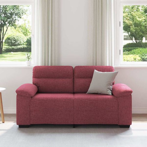 vidaXL 2-personers sofa 160x81x84 cm stof vinr&oslash;d