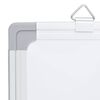 vidaXL magnetisk whiteboard 120x80x1,7 cm foldbart aluminium