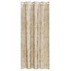vidaXL Velour Gardiner med gardiner 2 pcs Creme 225 x 140 cm Fl&oslash;jl