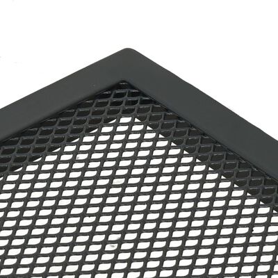 vidaXL foldbart havebord 50x50x72 cm stål og meshstof antracitgrå