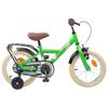 vidaXL B&oslash;rnecykel 14 tommer anbefalet til 3-5 &aring;r gammel Gr&oslash;n