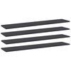 vidaXL boghylder 4 stk. 100x20x1,5 cm konstrueret tr&aelig; gr&aring;