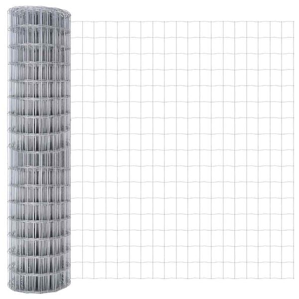 vidaXL Euro Hejn 1 x 25 m PVC-belagt jern