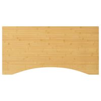 vidaXL bordplade til skrivebord 80x40x1,5 cm bambus