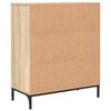 vidaXL Sideboard Sonoma eg 69,5 x 33 x 82 cm Konstrueret tr&aelig;