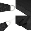 vidaXL solsejl 2,5x4 m 160 g/m&sup2; HDPE sort