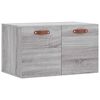 vidaXL v&aelig;gskab 60x36,5x35 cm konstrueret tr&aelig; gr&aring; sonoma-eg