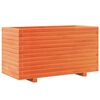 vidaXL plantekasse 90x40x49,5 cm massivt fyrretr&aelig; gyldenbrun