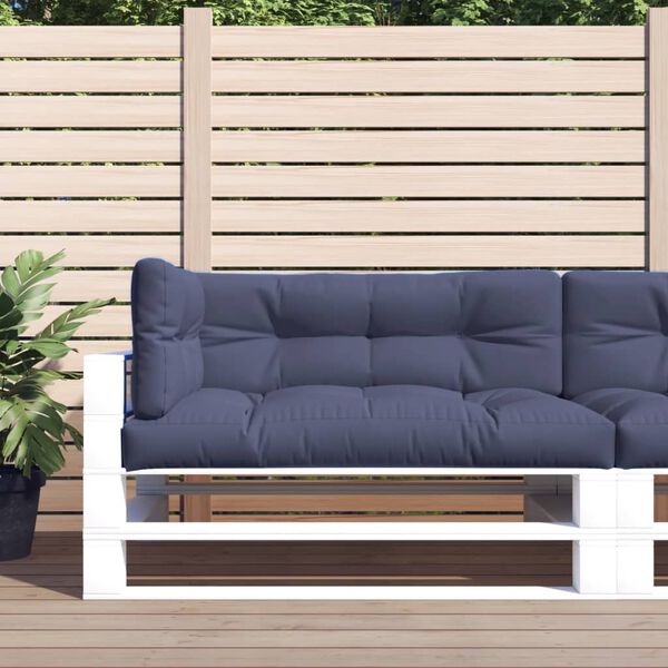 vidaXL pallehynder 3 stk. stof marinebl&aring;