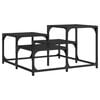 vidaXL sofabord 68x68x40 cm konstrueret tr&aelig; sort