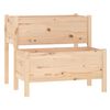 vidaXL plantekasse 84,5x84x75 cm massivt fyrretr&aelig;