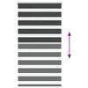vidaXL zebragardin sort 70x150 cm stofbredde 65,9 cm polyester