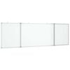 vidaXL magnetisk whiteboard 160x60x1,7 cm foldbart aluminium
