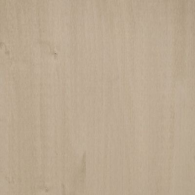 vidaXL klædeskab HAMAR 89x50x180 cm massivt fyrretræ honningbrun