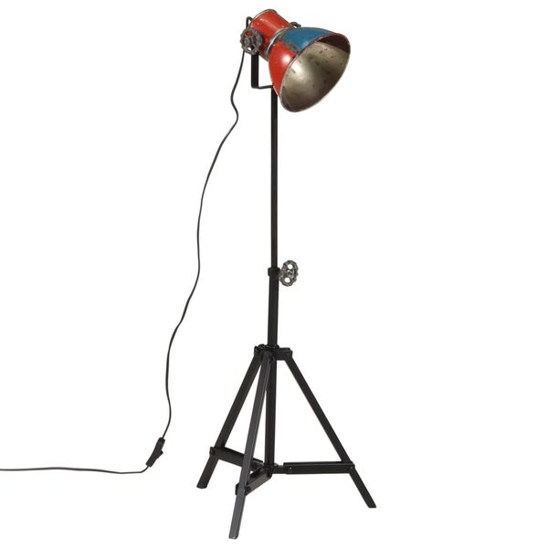 vidaXL gulvlampe 35x35x65/95 cm 25 W E27 flerfarvet