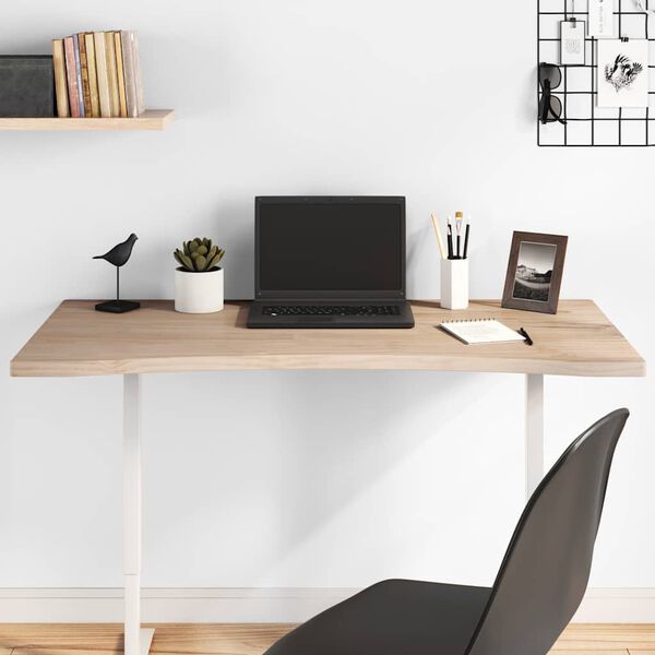 vidaXL skrivebordsplade 100x50x2,5 cm massivt fyrretr&aelig;