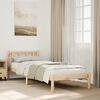vidaXL ekstra lang sengeramme uden madras 100x210 cm massivt fyrretr&aelig;