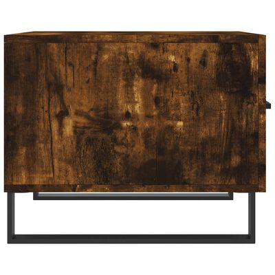 vidaXL sofabord 50x50x40 cm konstrueret træ røget egetræsfarve