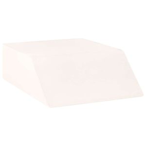 vidaXL Benpude 63 x 52 x 19,5 cm Fast PU Skum Hvid