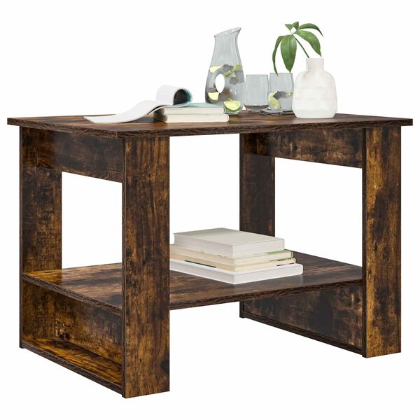 vidaXL Sofabord R&oslash;get eg 72 x 50 x 50 cm Konstrueret tr&aelig;